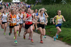 Senior womens 4 stage road relay, 2017 ERRA 6 and 4 Stage and Junior Relays. Photo:  David T. Hewitson/Sports for All Pics